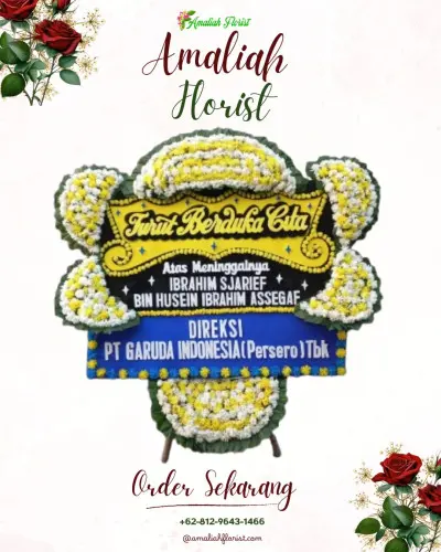 Papan Bunga Duka di Balerejo