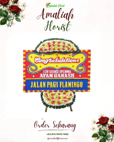 Bunga Papan Congratulation di Balerejo